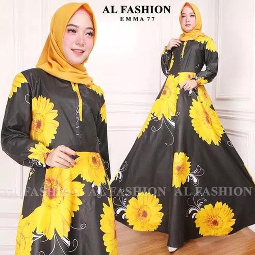 Foto Produk Paling Laku Gamis Maxi Dress Emma 77 - Gamis Wanita Terbaru Long Dress dari Bricqie Liu