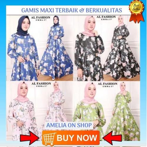 Foto Produk Terbaik Gamis Maxi Dress Emma 57 - Baju Muslim Wanita Baju Gamis Pesta dari Bricqie Liu