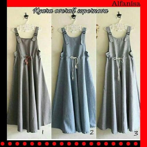 Foto Produk Terlaku Overall Wanita Dewasa 551 / Atasan Dress Wanita 551 - Hitam dari Bricqie Liu