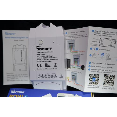 Gambar Sonoff Pow R2 Wifi Switch With Power Consumption Measurement 16A dari Dig Store undefined Tokopedia