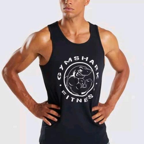 Jual TShirt Singlet GYM SHARK BIG LOGO 