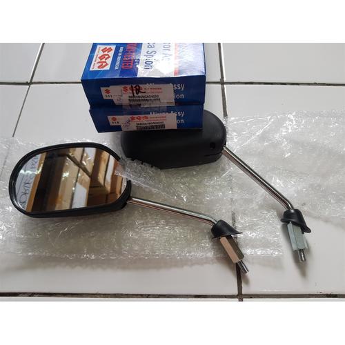 Foto Produk Spion Smash B09G50 Chrome Kiri Kanan Drat 12 Original Suzuki dari Lestari Motor 2