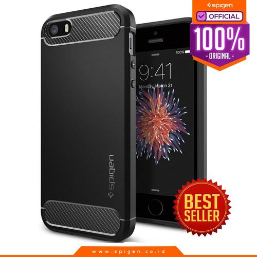 Foto Produk Spigen iPhone SE / 5S / 5 Case Rugged Armor ORIGINAL Case dari Spigen Official