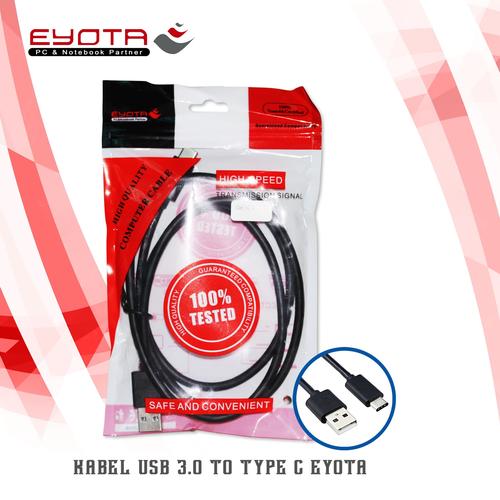 Foto Produk Kabel Data USB 3.0 To USB 3.1 Type C Eyota 1m dari Grosir Part
