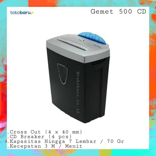 Foto Produk Mesin Penghancur Kertas dan CD Gemet 500CD dari Kohen Store