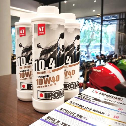 Foto Produk OLI MESIN MOTOR IPONE 10.4 10W40 | OIL 10,4 10 W 40 | CASTROL MOTUL dari GlintzGarage