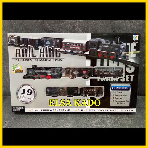 Foto Produk mainan kereta api panjang train rail king track lintasan rel choochoo dari Elsa Kado