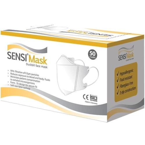 Foto Produk MASKER SENSI DUCKBILL GOLD PACK / SENSI MASK 3 PLY / MASKER MULUT dari Price Priority