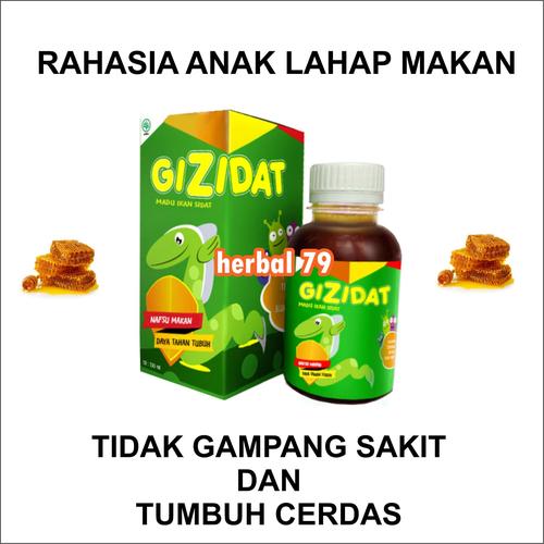 Foto Produk GIZIDAT ORIGINAL - Vitamin Penambah Nafsu Makan Anak Sehat Cerdas dari Herbal 79