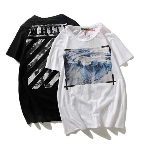 off white sea tee
