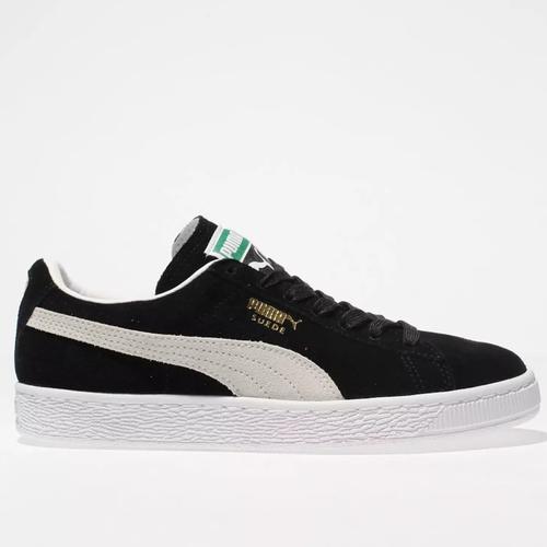 puma black classic suede
