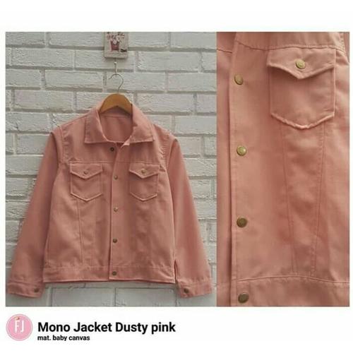 pink canvas jacket