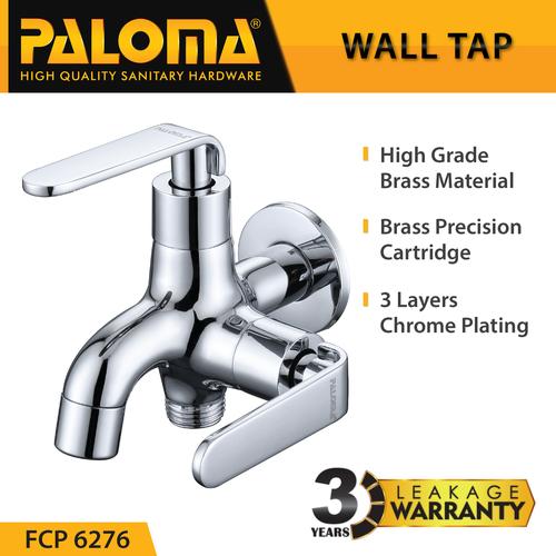Foto Produk PALOMA FCP 6276 Keran Cabang Shower Bak Mandi Double Tembok Kran Air dari PALOMA HARDWARE