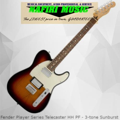 Jual Fender Player Series Telecaster HH PF - 3-tone Sunburstx - Jakarta  Utara - Nafiri Music Store | Tokopedia