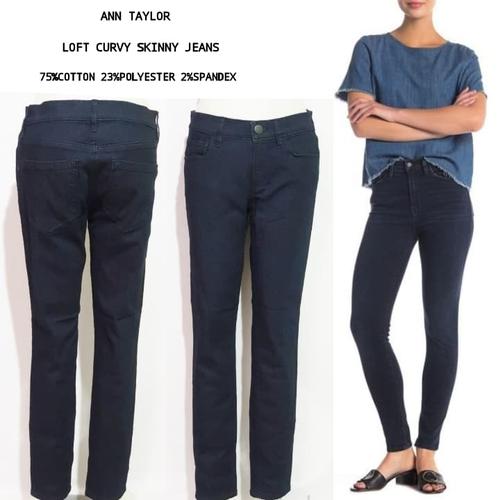 LOFT Curvy Skinny Jeans brand murah 