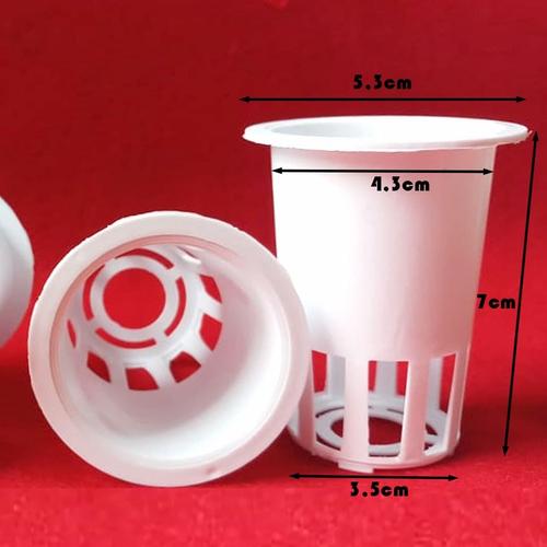 Foto Produk Netpot putih 7 cm diameter 5 cm dari Aneka Hidroponik