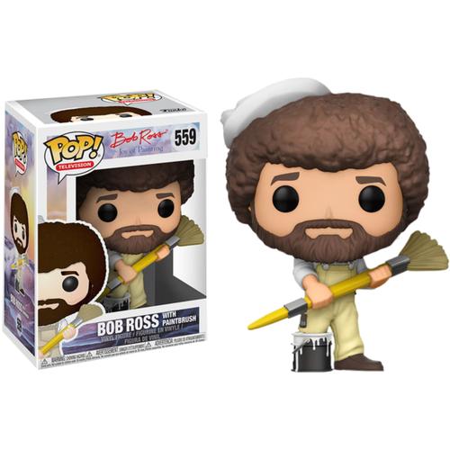 PAinting - Bob Ross With Paint Brush 