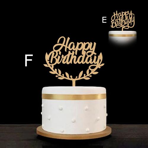 Foto Produk Cake Topper / Topper Kue - Happy Birthday - Hiasan Kue Ulang tahun dari Nail_Your_Art