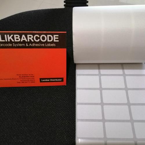 Gambar LABEL BARCODE 33 X 19 (3 LINE) KERTAS STICKER LABEL SEMICOATED 33x19 dari KLIKBARCODE undefined Tokopedia