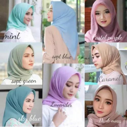 Foto Produk Kerudung double hycon segiempat bella square dari Aldian Ridwan Shop
