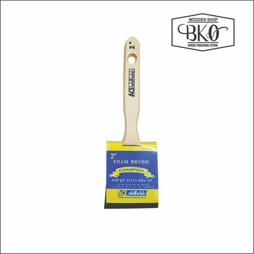 Foto Produk kuas busa 2 inch cat waterbased biovarnish ACE Oldfields dari BKO Wooden shop