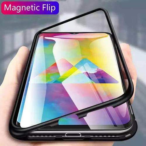 Foto Produk SAMSUNG GALAXY A20 A 20 LUXURY MAGNETIC CASE TEMPERED GLASS BACK COVER dari MrThebest