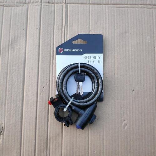 Foto Produk Harga Promo Lock Spiral Power Polygon. Kunci Gembok Sepeda dari indahcolection89