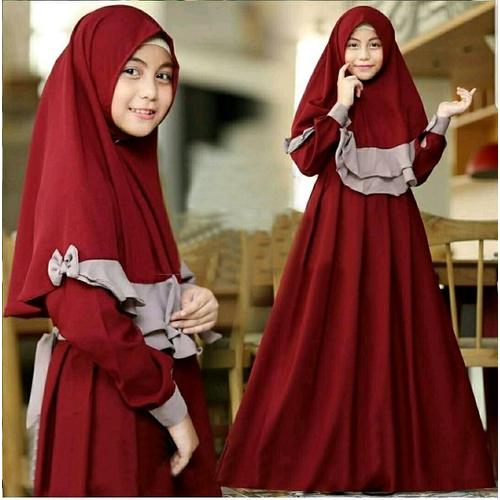 Foto Produk BAJU MUSLIM ANAK PEREMPUAN || Gamis anak selma dari BBC Busana