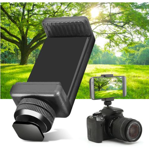 Foto Produk Flash Hot Shoe Screw Adapter Tripod Mount Phone Clip Holder For DSLR - MEDIUM dari Anita Cellular