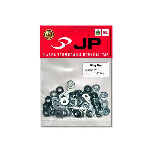 Foto Produk RING PLAT M 3 - RING PLAT BAUT M3 ISI 100 PCS dari Juragan Perkakas