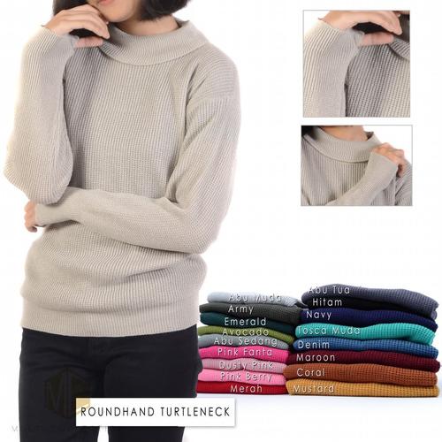 Jual Sweater Rajut Wanita Roundhand 