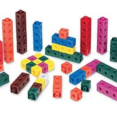 Foto Produk hand2mind Linking Snap Cubes, Math Manipulative (Set of 100) dari Bambini Corner