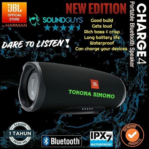 Charge4 Portable Waterproof Bluetooth 