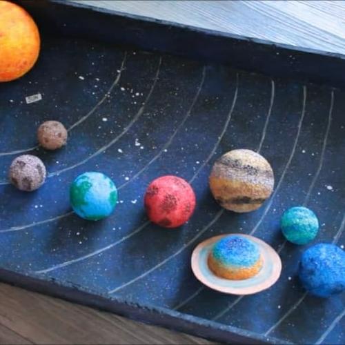 Foto Produk paket bola gabus susunan planet antartiksa polos matahari bumi 10 biji dari kepo belanja