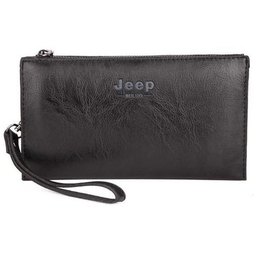 Foto Produk Tas Tangan Pria Wanita Dompet Tangan Clutch Bag Handbag Jeep Buluo - Hitam dari lbagstore