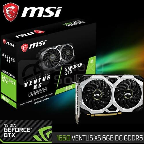 Foto Produk MSI GTX 1660 VENTUS XS OC 6GB GDDR5 - 1660 VENTUS XS 6G OC dari toko expert komputer
