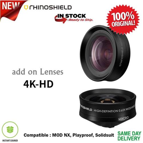Gambar RhinoShield Lens 4K HD Wide + Macro (New Version) iPhone / Samsung dari Spigen Indonesia Jakarta Barat Tokopedia
