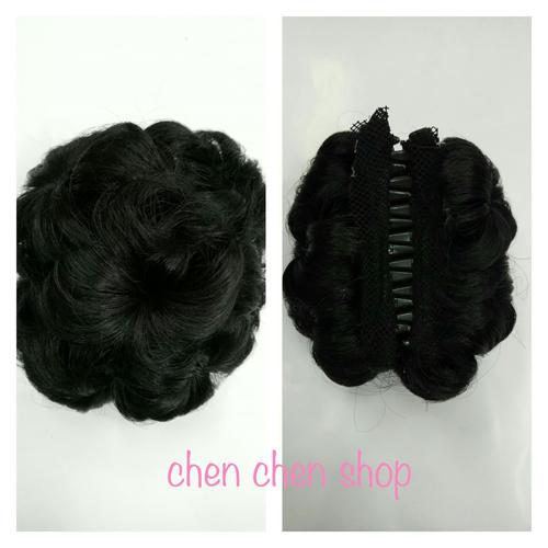 Gambar jepit jamur/sanggul jepit/cepolan utk hijab/jepit rambut - Cokelat dari chen wig online shop Jakarta Pusat Tokopedia