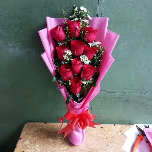 Foto Produk Buket bunga mawar merah asli | florist | bucket | bouquet | wisuda | b dari Freshcut Flower