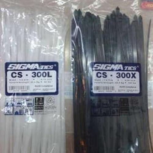 Foto Produk Kabel Ties / Kabel Tis / Cable Tie CS 300 T Hitam 30 cm SIGMA CS300T dari Natz