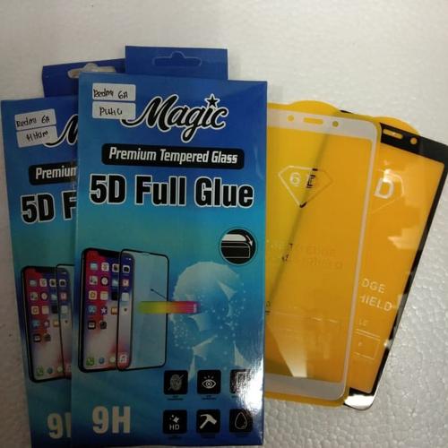 Foto Produk SCREEN PROTECTOR 5D FULL FOR XIAOMI REDMI 6 REDMI 6A TEMPERED GLASS dari king acc&sparepart hp