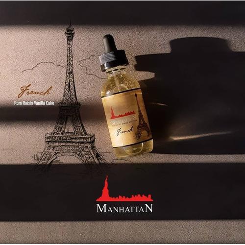Foto Produk Manhattan French 0/3/6/9/12/18/24MG DTL / MTL Vanilla Rum Raisin Cake - 3MG dari JakartaVapers