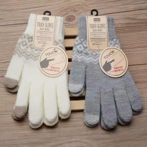 Foto Produk Sarung Tangan Rajut Musim Dingin Touchscreen Winter Gloves Pria Wanita dari Oktaviana AL Shop