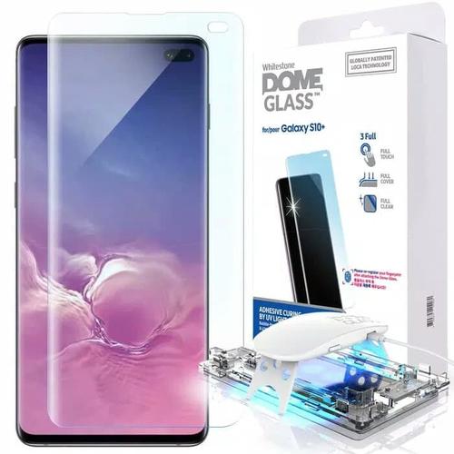 Foto Produk Whitestone dome glass full glue uv tempered glass for Samsung S10 plus dari Whitestone dome official
