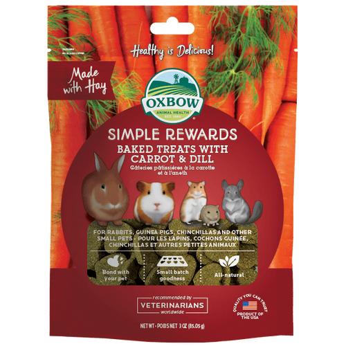 Foto Produk Oxbow Simple Rewards Baked Treats With Carrot & Dill 3oz dari Bakpao Rabbit