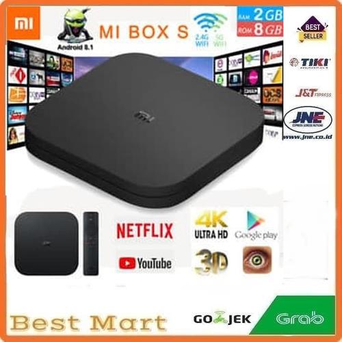 Foto Produk Xiaomi Mi Box S 4K Ultra HD International MDZ-22-AB Full App Channell dari Best Mart