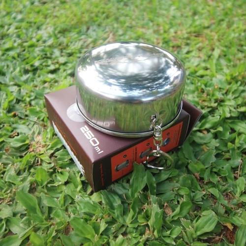 Foto Produk gelas lipat stainless 250 ML dari dpeakoutdoor