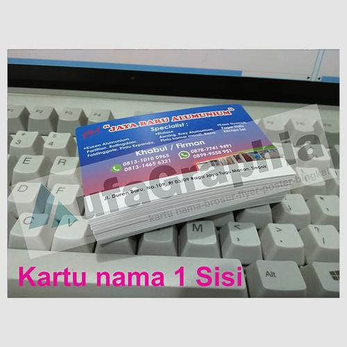 Gambar Cetak Kartu Nama Murah - 1 Sisi dari AufaGraphia Kota Depok Tokopedia