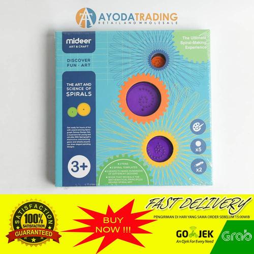Foto Produk Mideer The Art and Science of Spirals Children Drawing Toys Kado dari Ayoda Trading