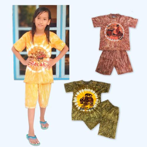 Foto Produk Setelan Baju Anak Kaos Bergambar - 1 tahun dari IDR 19